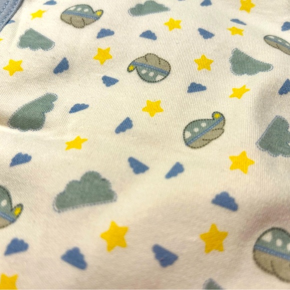 🩷 NEW 4 Piece Assorted Baby Gender Neutral Burp Cloths 100% Cotton 1046 - Picture 3 of 3